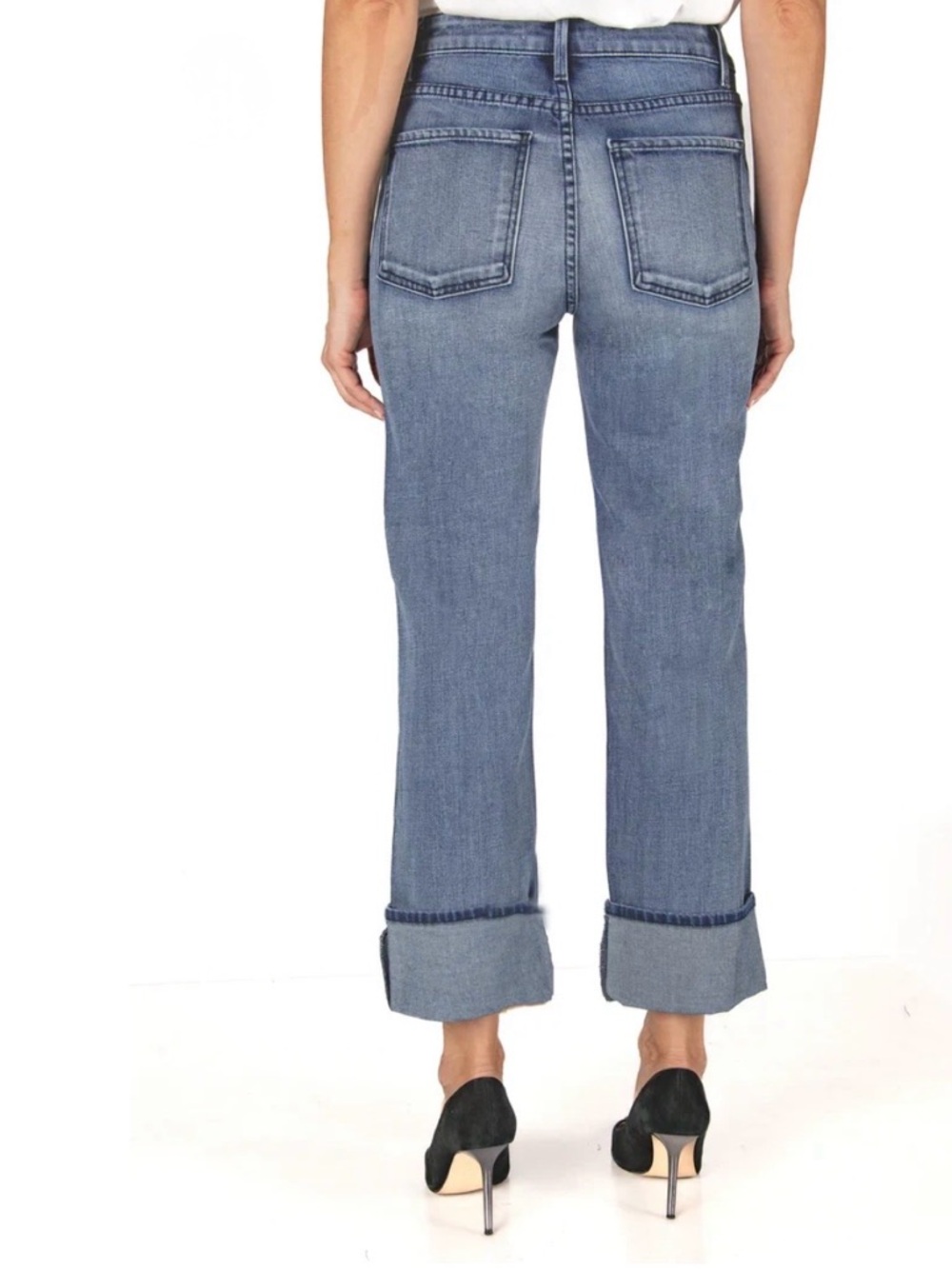 Women’s Fidelity Denim - Cali Cuff Jean, size 25, Acme Blue - Picture 3 of 9